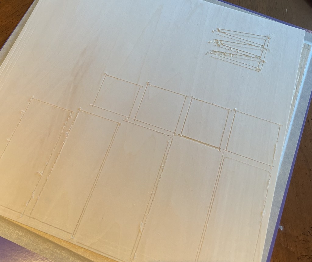 Bad cuts on basswood