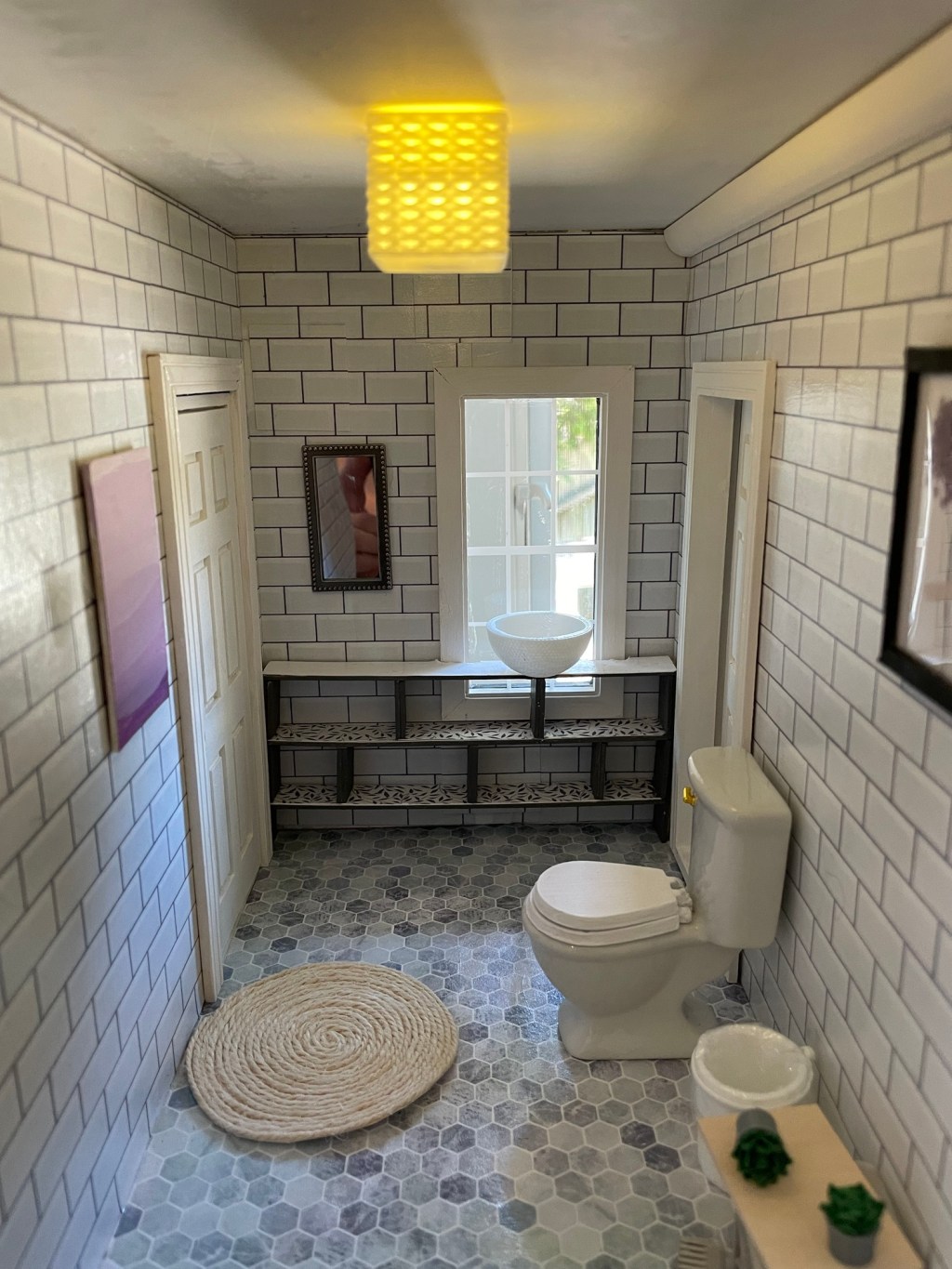 Dollhouse Bathroom Progress&nbsp;Pics