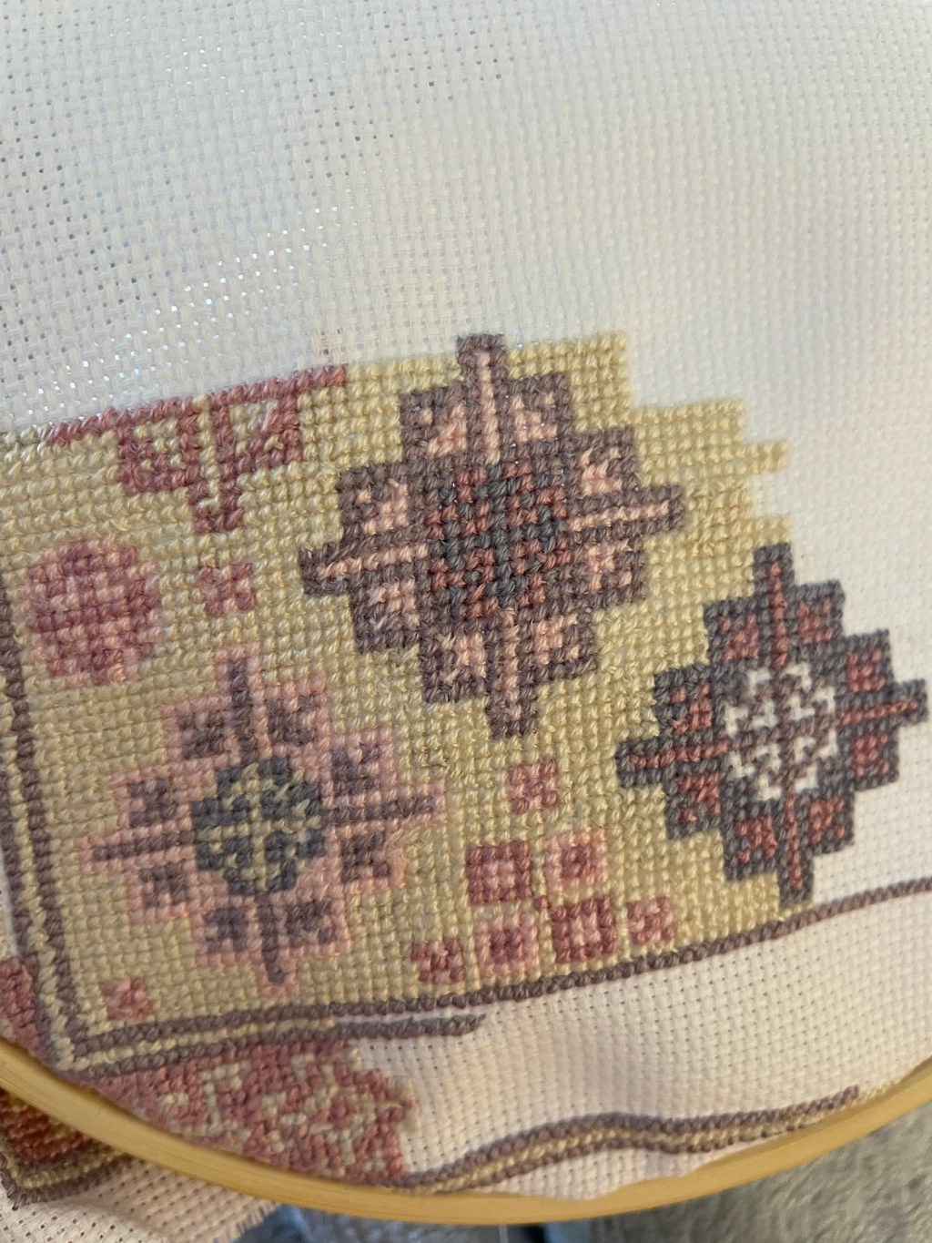 Cross-stitched Rug for Luna’s&nbsp;House