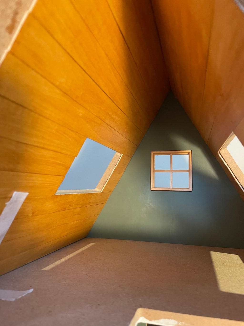 Pine Walls (and Custom Wallpaper) for the Ski&nbsp;Cabin